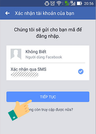 huong dan lay lai mat khau facebook bang dien thoai 2