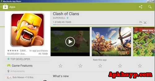 choi clash of clans tren may tinh 2