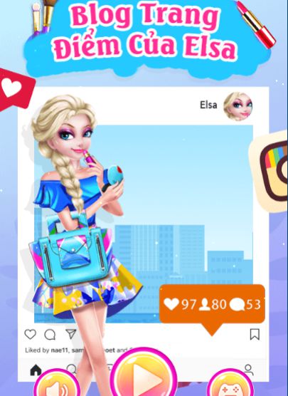 Blog trang điểm của Elsa