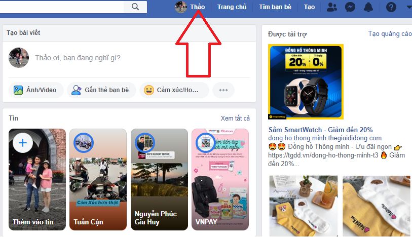 lay link facebook tren dien thoai may tinh 6