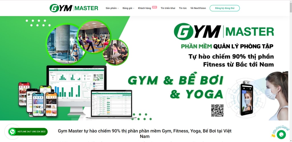 Phần mềm quản lý Gym Master